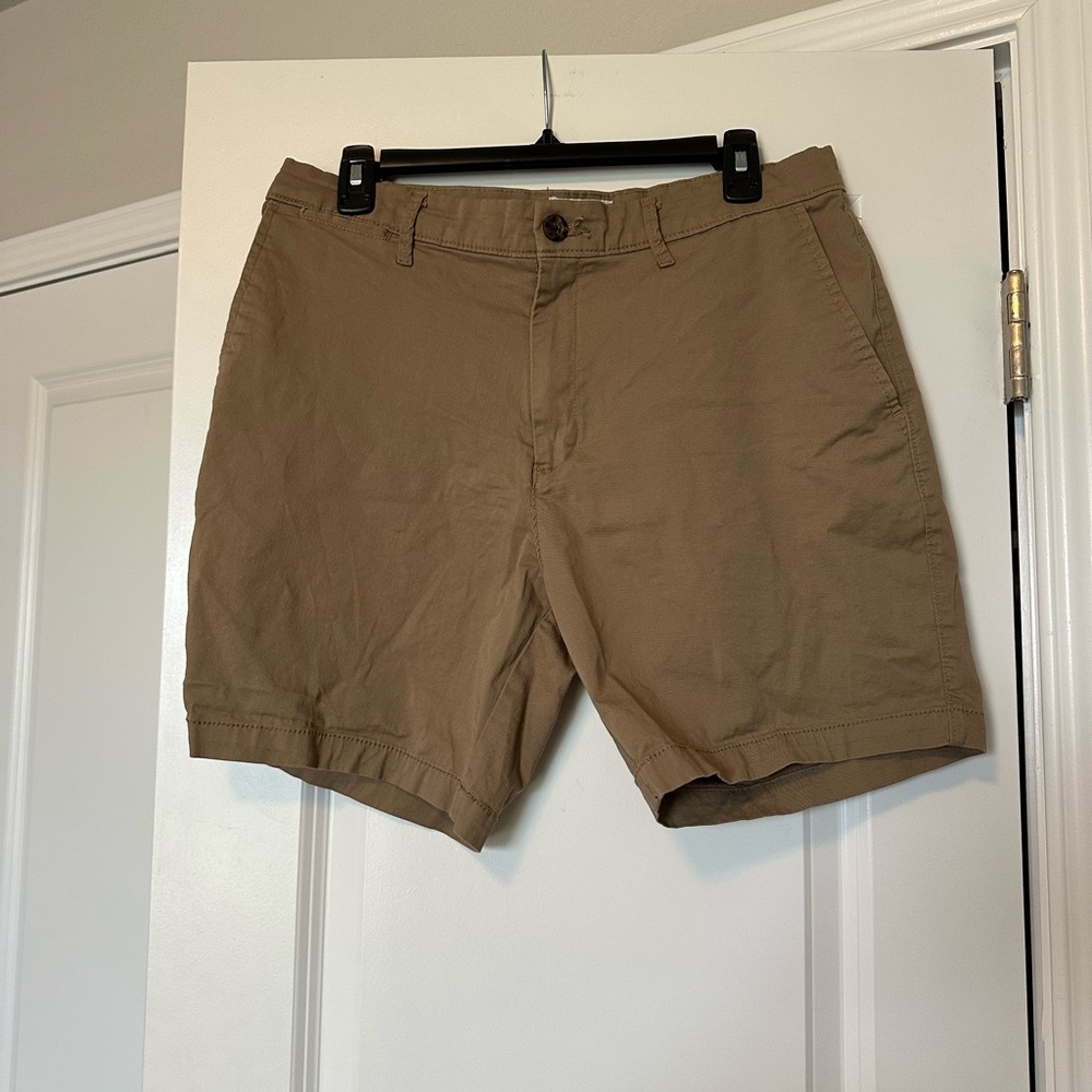 Goodfellow & Co Tan 7” inseam shorts